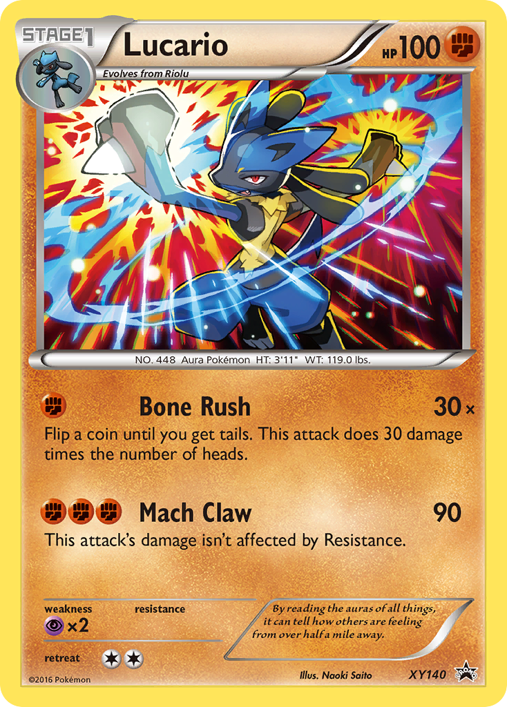 Lucario (XY140) [XY: Black Star Promos] | Pegasus Games WI