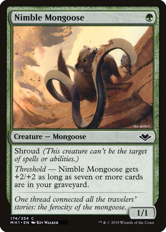 Nimble Mongoose [Modern Horizons] | Pegasus Games WI