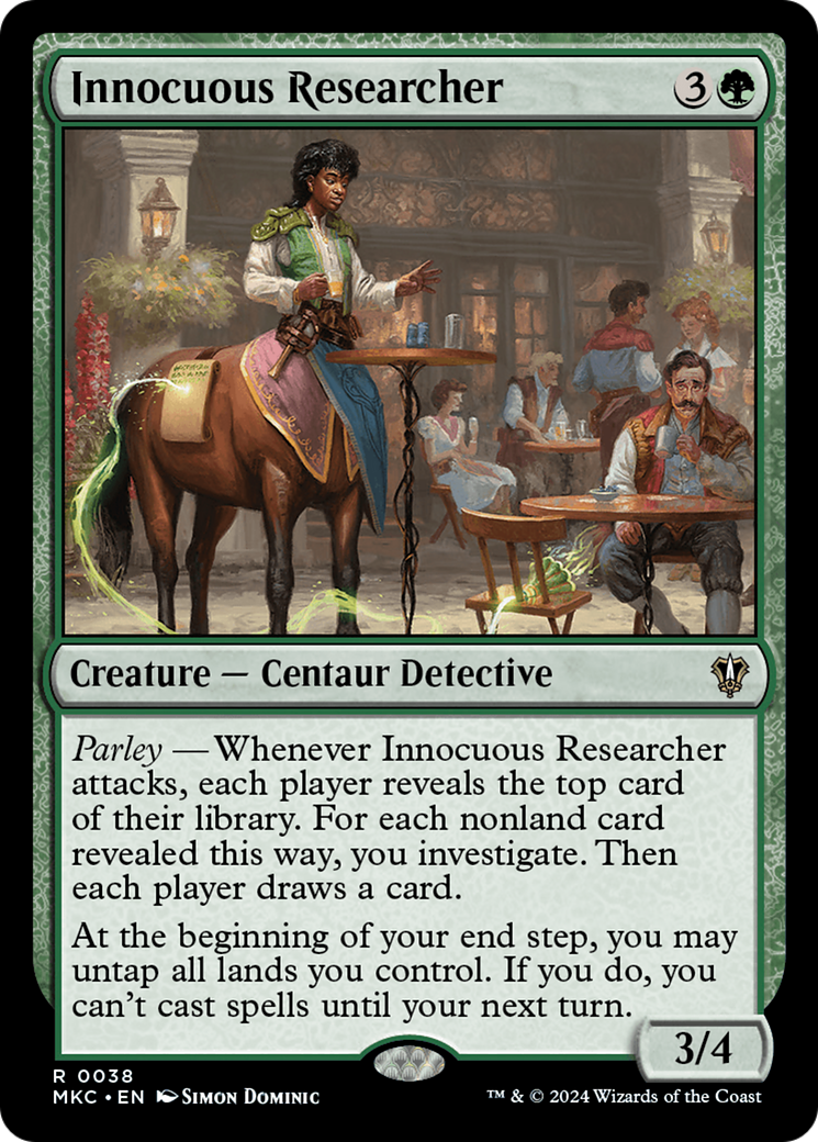 Innocuous Researcher [Murders at Karlov Manor Commander] | Pegasus Games WI