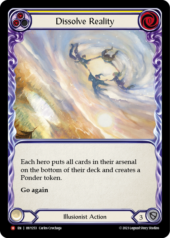 Dissolve Reality [HVY253] (Heavy Hitters)  Rainbow Foil | Pegasus Games WI