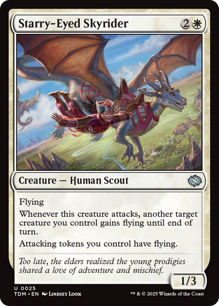 Starry-Eyed Skyrider [Tarkir: Dragonstorm] | Pegasus Games WI