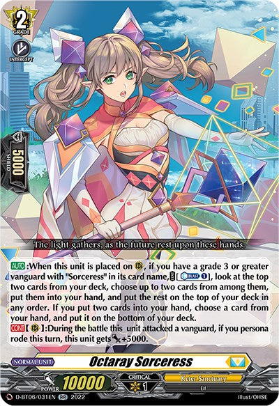 Octaray Sorceress (D-BT06/031EN) [Blazing Dragon Reborn] | Pegasus Games WI