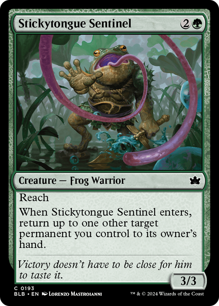 Stickytongue Sentinel [Bloomburrow] | Pegasus Games WI