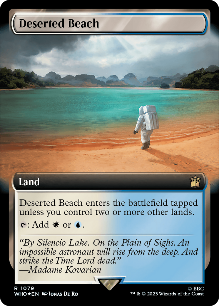 Deserted Beach (Extended Art) (Surge Foil) [Doctor Who] | Pegasus Games WI