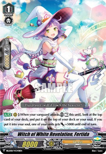 Witch of White Revelation, Fertida (BSL2021/VGV01EN) [Bushiroad Event Cards] | Pegasus Games WI