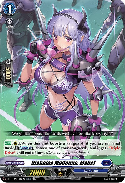 Diabolos Madonna, Mabel (D-BT02/016EN) [A Brush with the Legends] | Pegasus Games WI