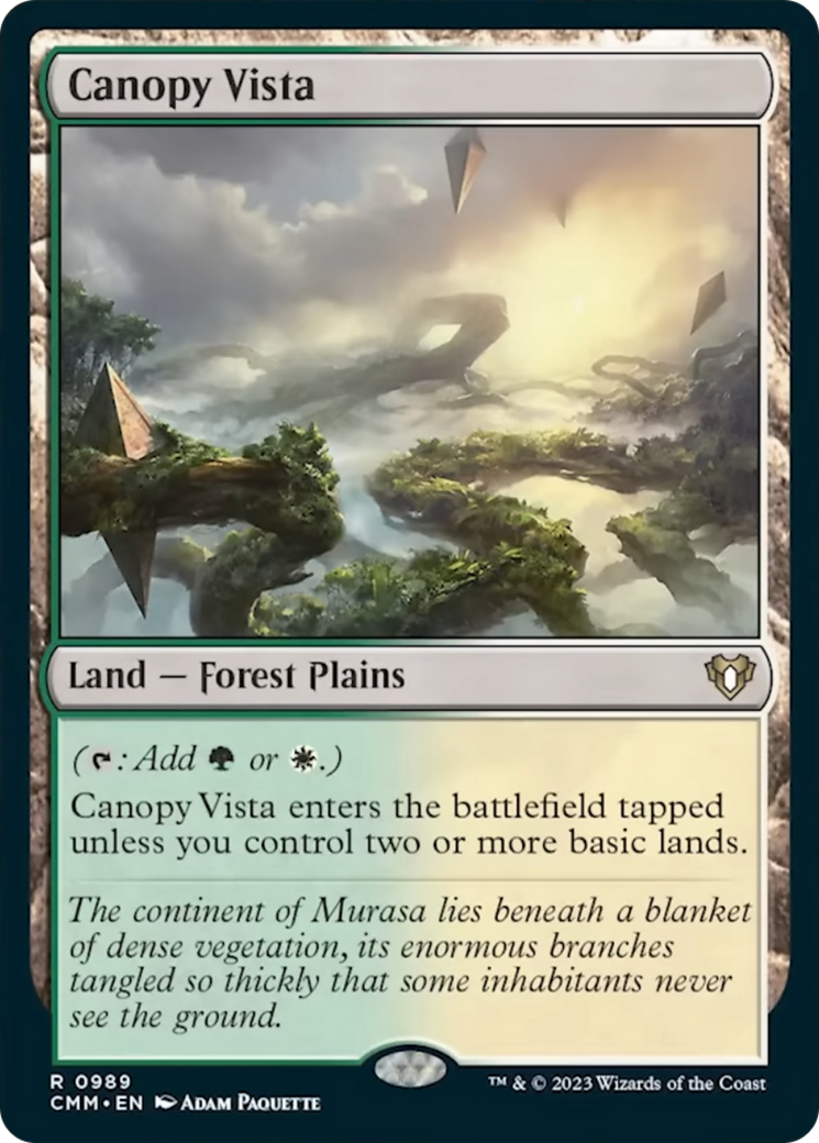 Canopy Vista [Commander Masters] | Pegasus Games WI