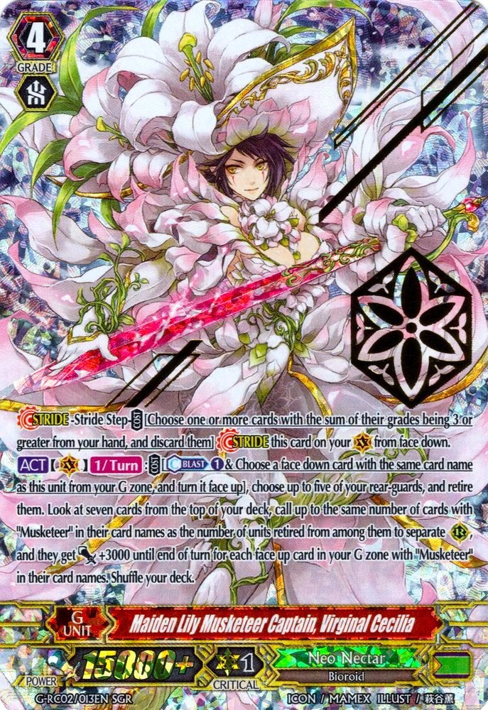 Maiden Lily Musketeer Captain, Virginal Cecilia (G-RC02/013EN) [Revival Collection] | Pegasus Games WI