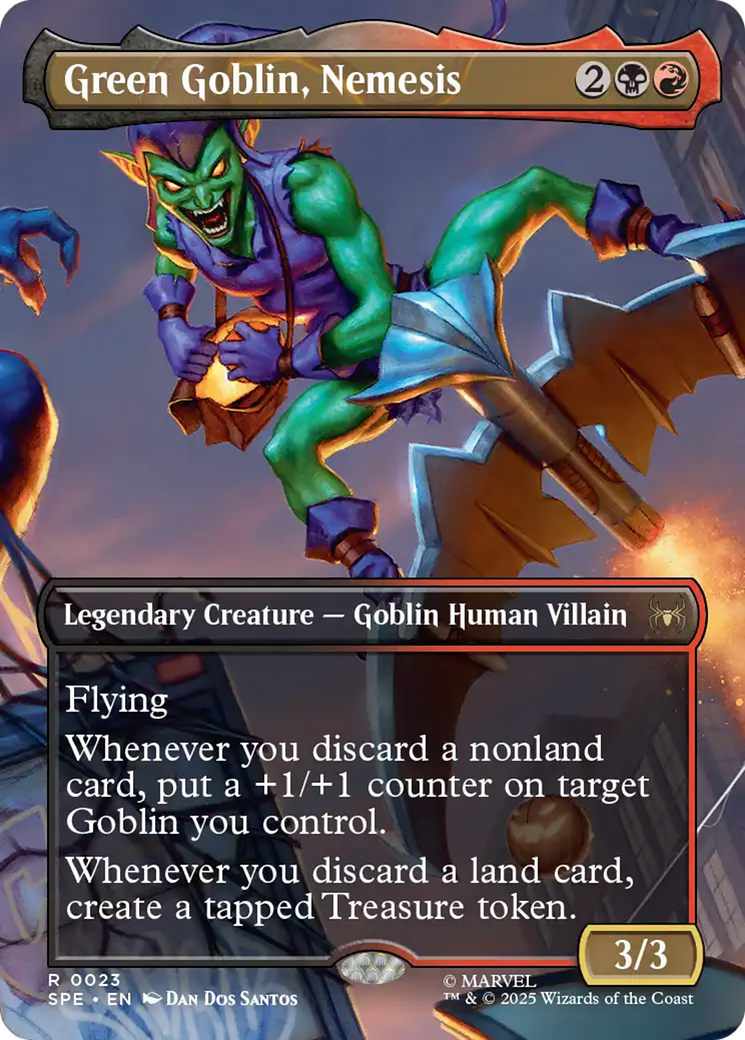 Green Goblin, Nemesis (Borderless) [Marvel's Spider-Man: Eternal-Legal] | Pegasus Games WI