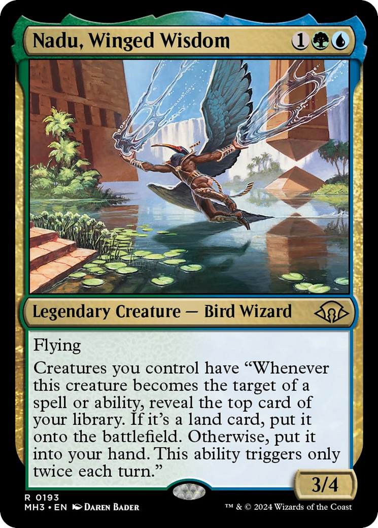 Nadu, Winged Wisdom [Modern Horizons 3] | Pegasus Games WI