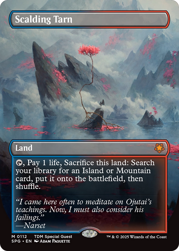 Scalding Tarn (Borderless) [Tarkir: Dragonstorm Special Guests] | Pegasus Games WI