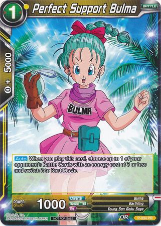 Perfect Support Bulma (Non-Foil) (P-034) [Promotion Cards] | Pegasus Games WI