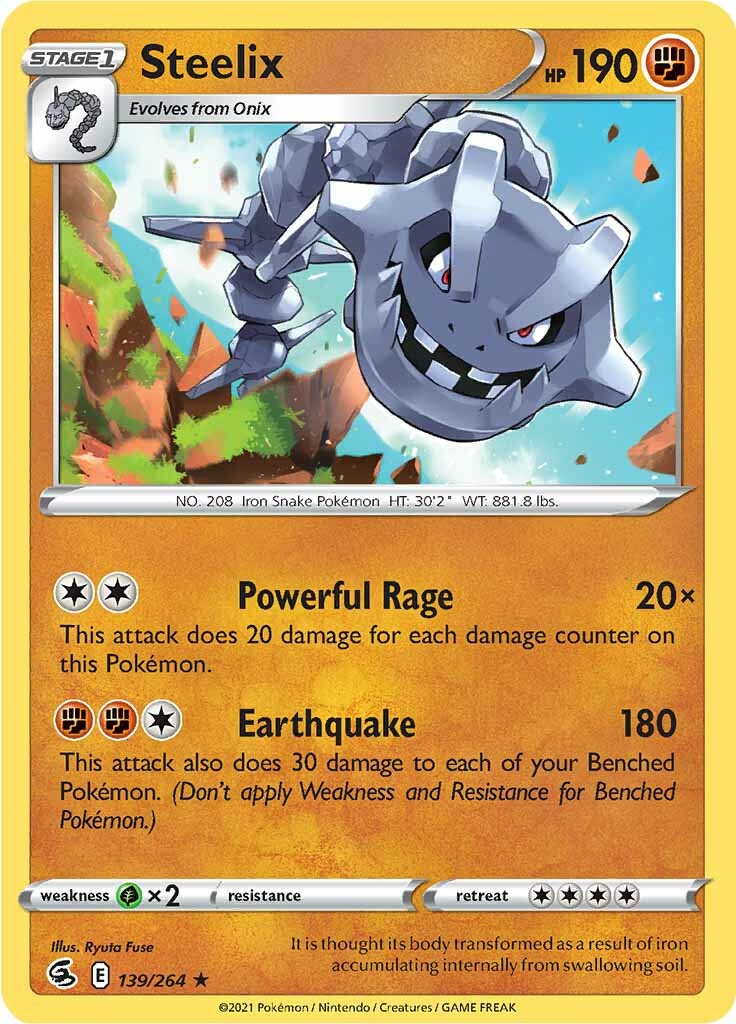 Steelix (139/264) [Sword & Shield: Fusion Strike] | Pegasus Games WI