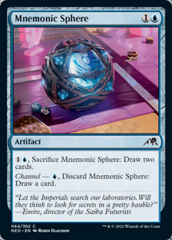 Mnemonic Sphere [Kamigawa: Neon Dynasty] | Pegasus Games WI