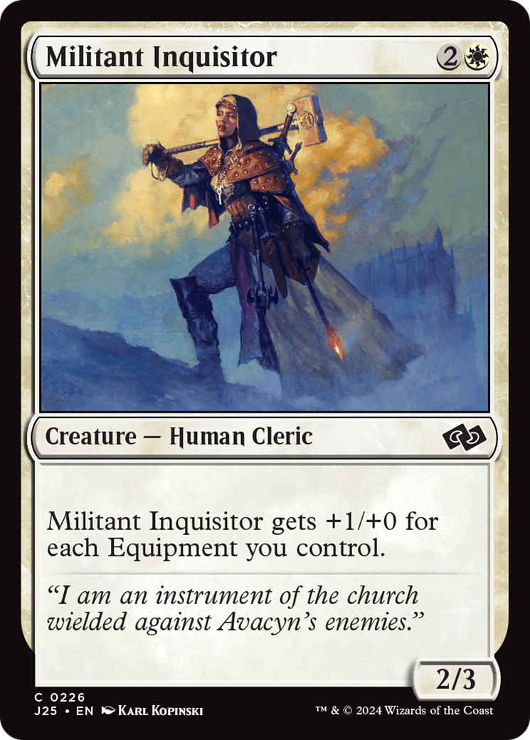 Militant Inquisitor [Foundations Jumpstart] | Pegasus Games WI