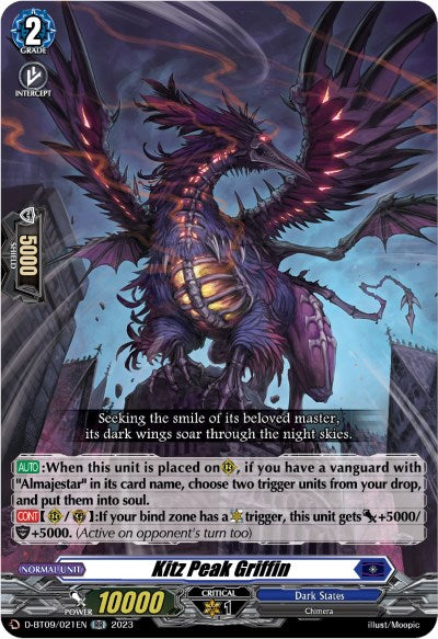 Kitz Peak Griffin (D-BT09/021EN) [Dragontree Invasion] | Pegasus Games WI