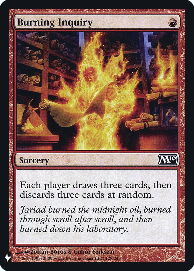 Burning Inquiry [Mystery Booster] | Pegasus Games WI