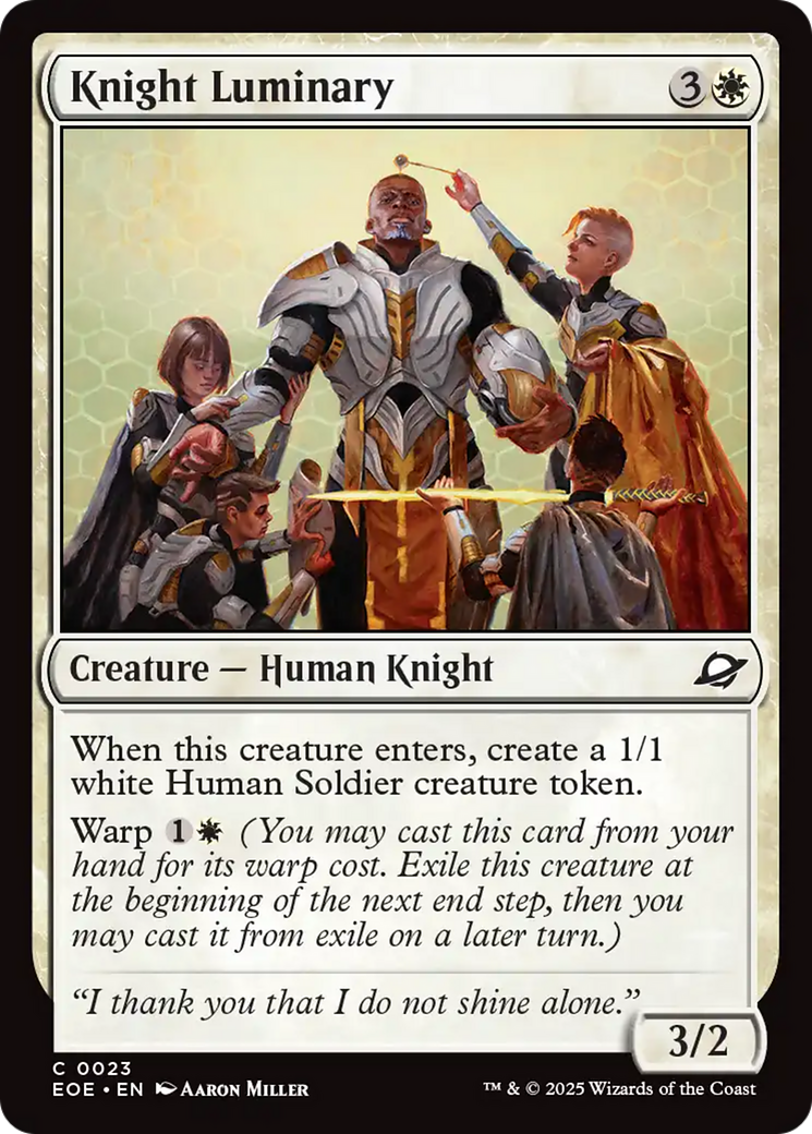 Knight Luminary [Edge of Eternities] | Pegasus Games WI