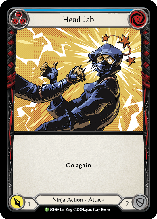 Head Jab (Blue) [LGS019] (Promo)  Rainbow Foil | Pegasus Games WI