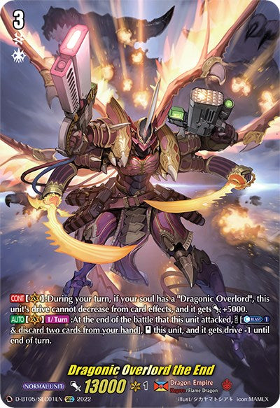 Dragonic Overlord the End (D-BT05/SEC01EN) [Triumphant Return of the Brave Heroes] | Pegasus Games WI