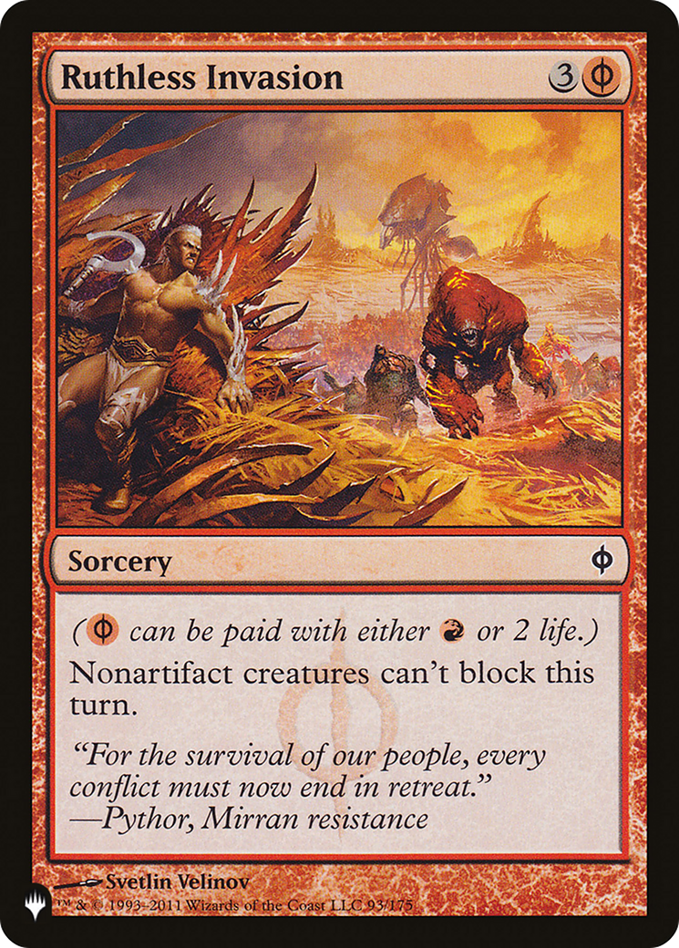 Ruthless Invasion [The List] | Pegasus Games WI