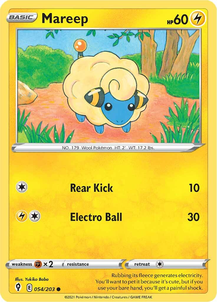 Mareep (054/203) [Sword & Shield: Evolving Skies] | Pegasus Games WI