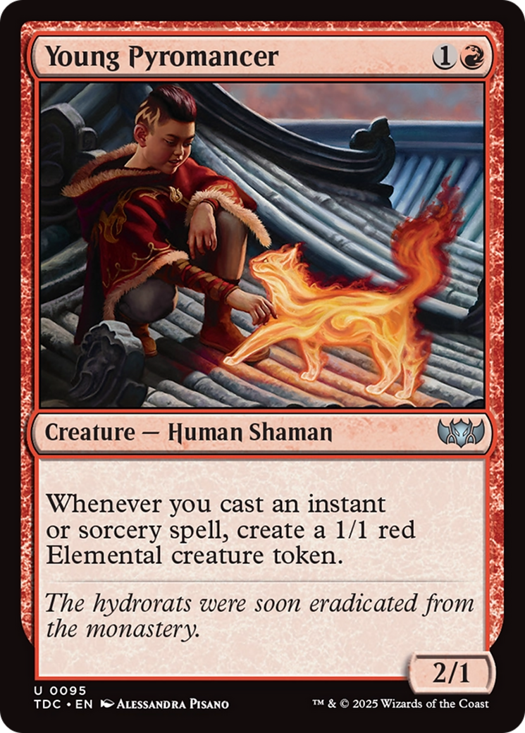 Young Pyromancer [Tarkir: Dragonstorm Commander] | Pegasus Games WI