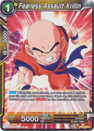 Fearless Assault Krillin (Reprint) (BT6-089) [Battle Evolution Booster] | Pegasus Games WI