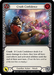 Crush Confidence (Blue) [U-WTR065] (Welcome to Rathe Unlimited)  Unlimited Rainbow Foil | Pegasus Games WI