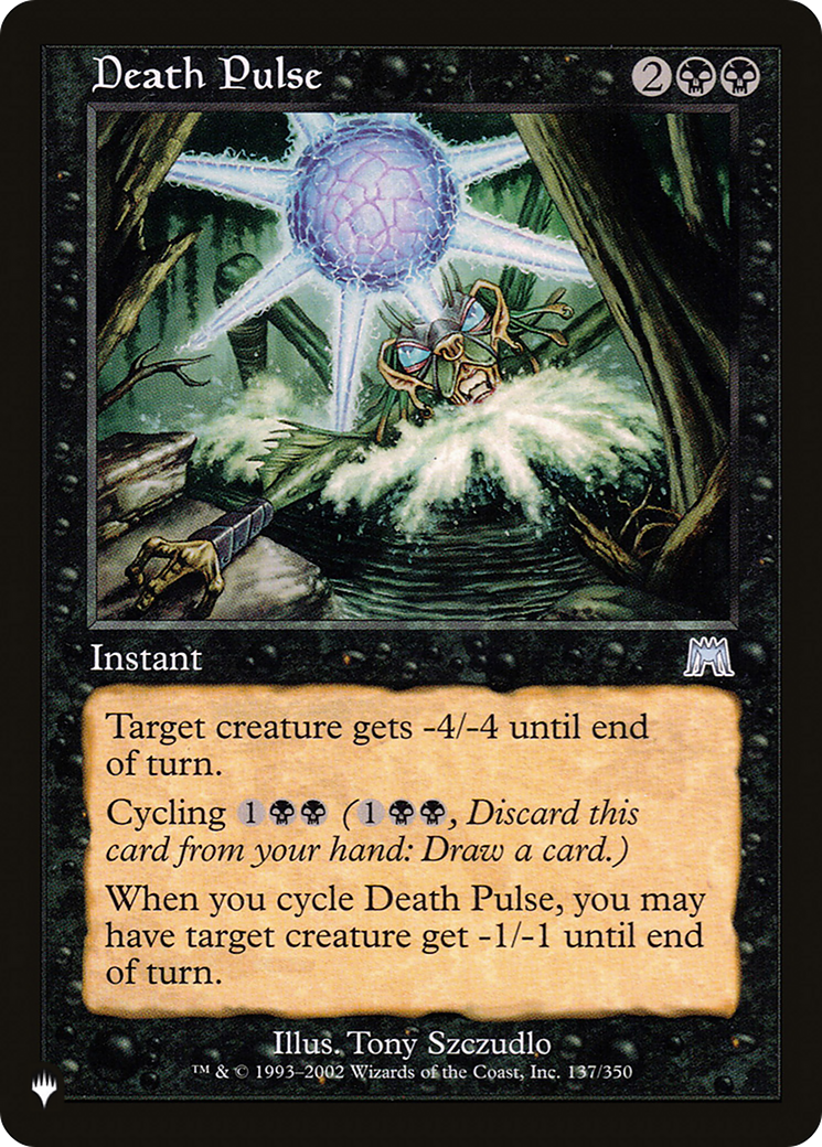 Death Pulse [The List] | Pegasus Games WI