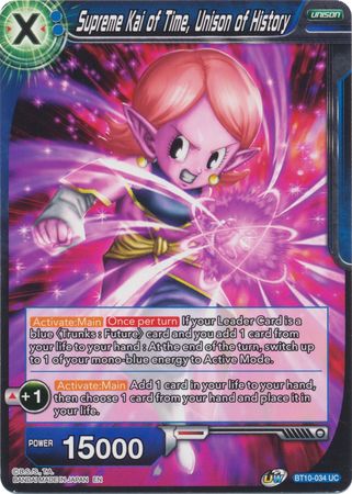 Supreme Kai of Time, Unison of History (BT10-034) [Rise of the Unison Warrior 2nd Edition] | Pegasus Games WI