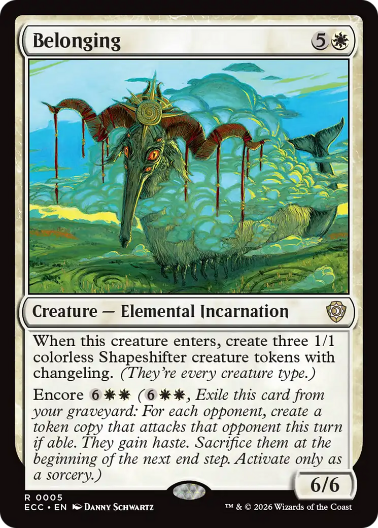 Belonging [Lorwyn Eclipsed Commander] | Pegasus Games WI