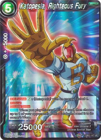 Katopesla, Righteous Fury (Reprint) (DB2-147) [Battle Evolution Booster] | Pegasus Games WI