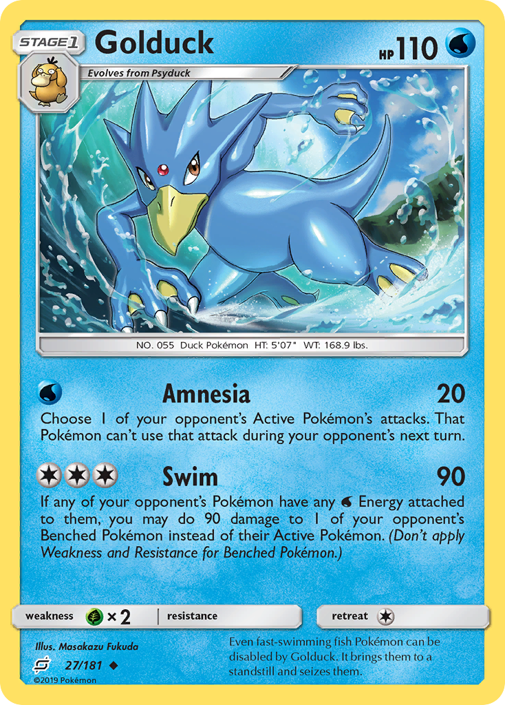 Golduck (27/181) [Sun & Moon: Team Up] | Pegasus Games WI