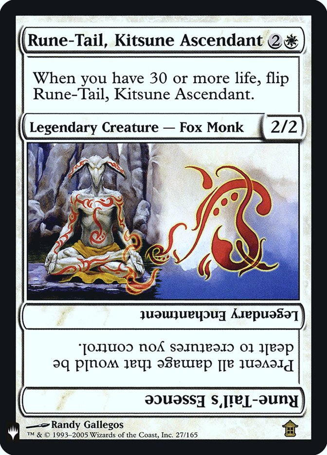 Rune-Tail, Kitsune Ascendant // Rune-Tail's Essence [Mystery Booster] | Pegasus Games WI