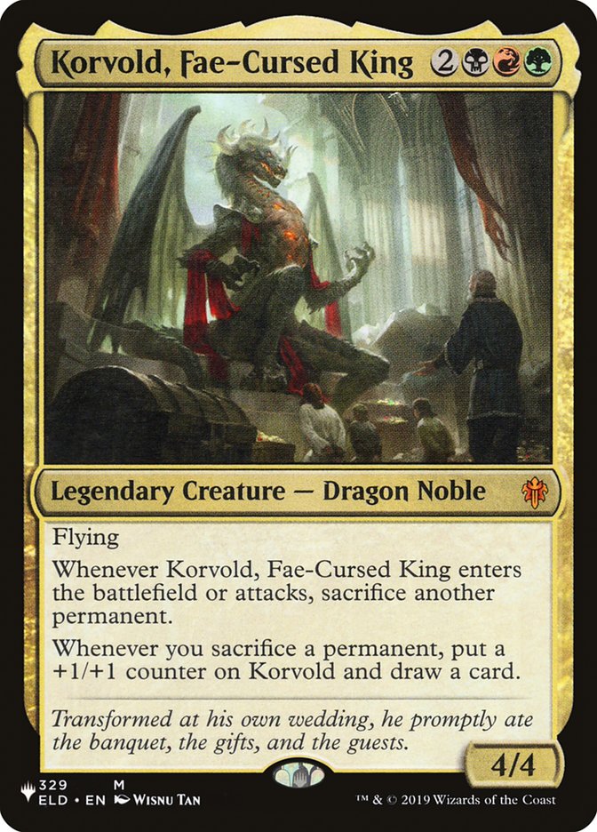Korvold, Fae-Cursed King [The List] | Pegasus Games WI