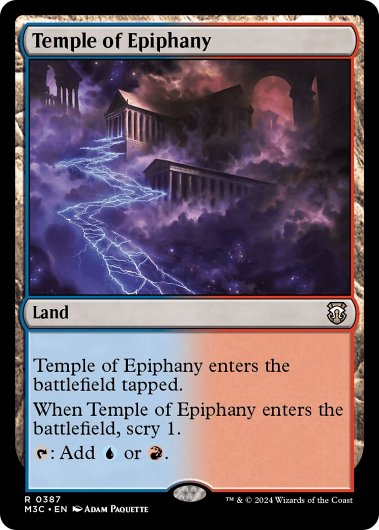 Temple of Epiphany [Modern Horizons 3 Commander] | Pegasus Games WI