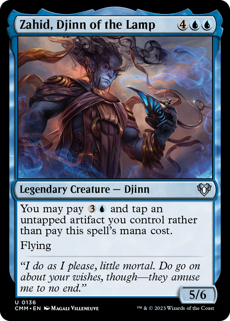 Zahid, Djinn of the Lamp [Commander Masters] | Pegasus Games WI