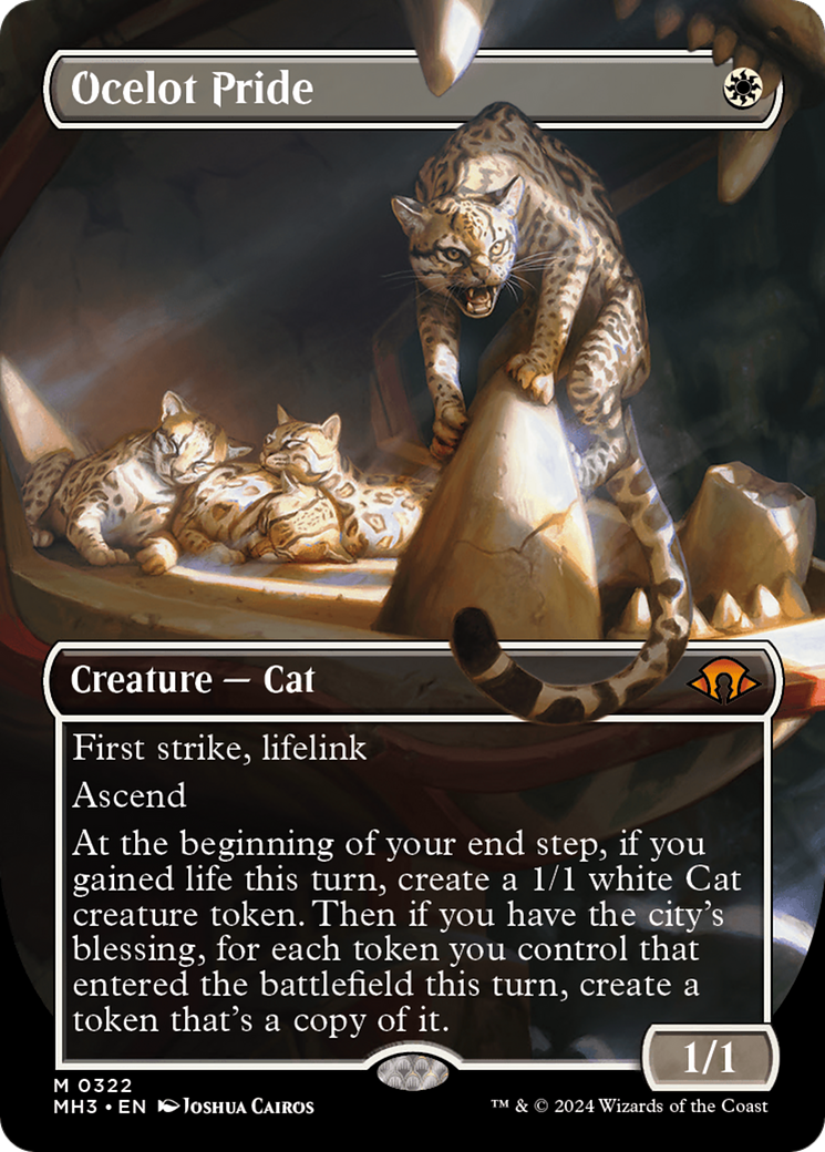 Ocelot Pride (Borderless) [Modern Horizons 3] | Pegasus Games WI