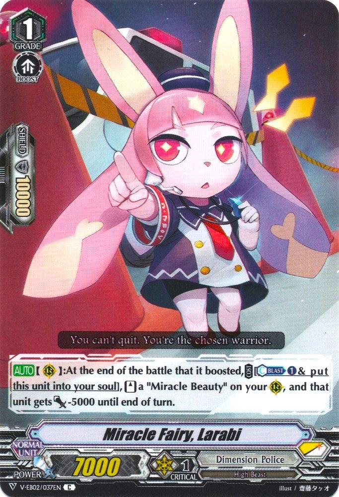 Miracle Fairy, Larabi (V-EB02/037EN) [Champions of the Asia Circuit] | Pegasus Games WI