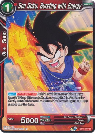 Son Goku, Bursting with Energy (BT10-007) [Rise of the Unison Warrior 2nd Edition] | Pegasus Games WI