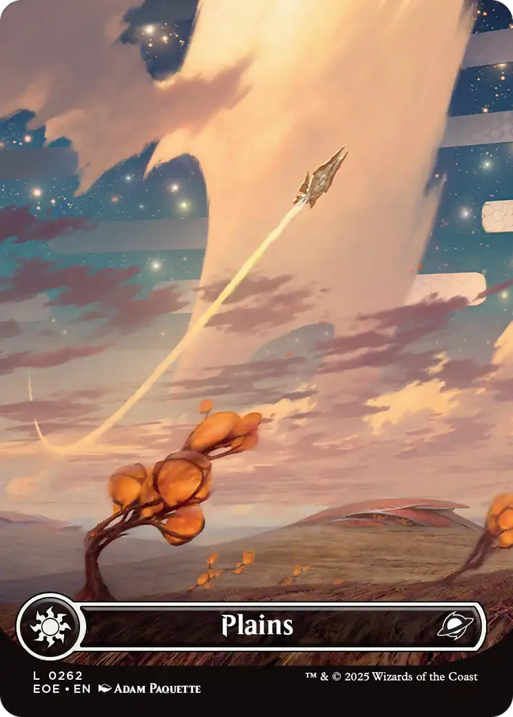 Plains (0262) (Borderless) [Edge of Eternities] | Pegasus Games WI