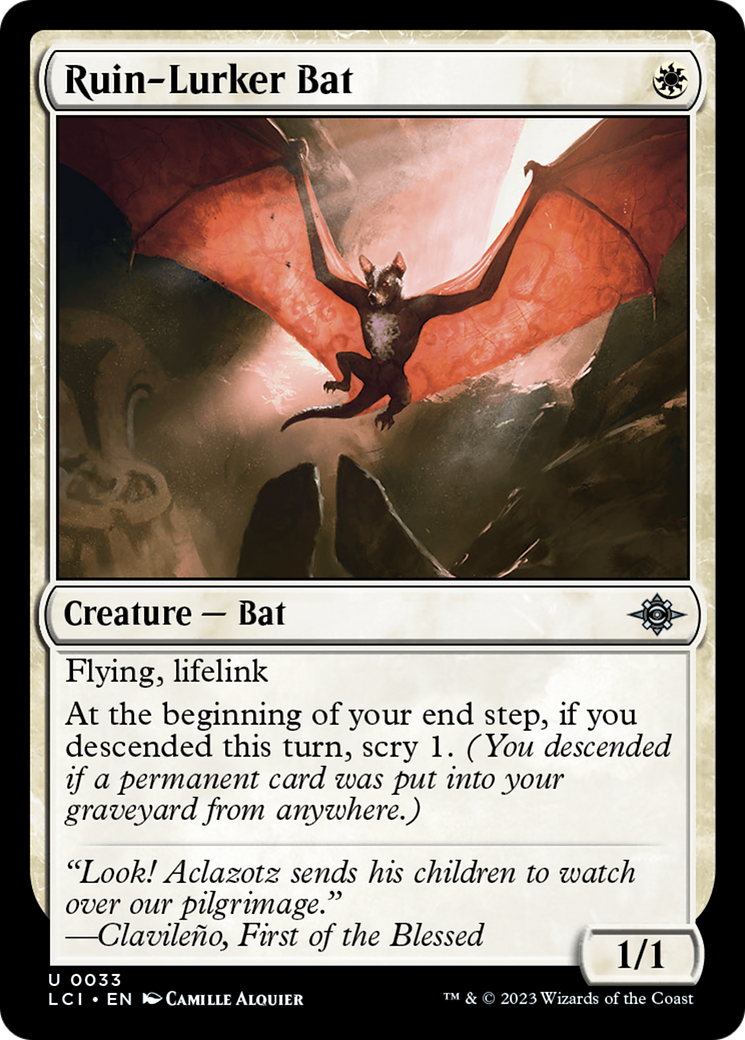 Ruin-Lurker Bat [The Lost Caverns of Ixalan] | Pegasus Games WI