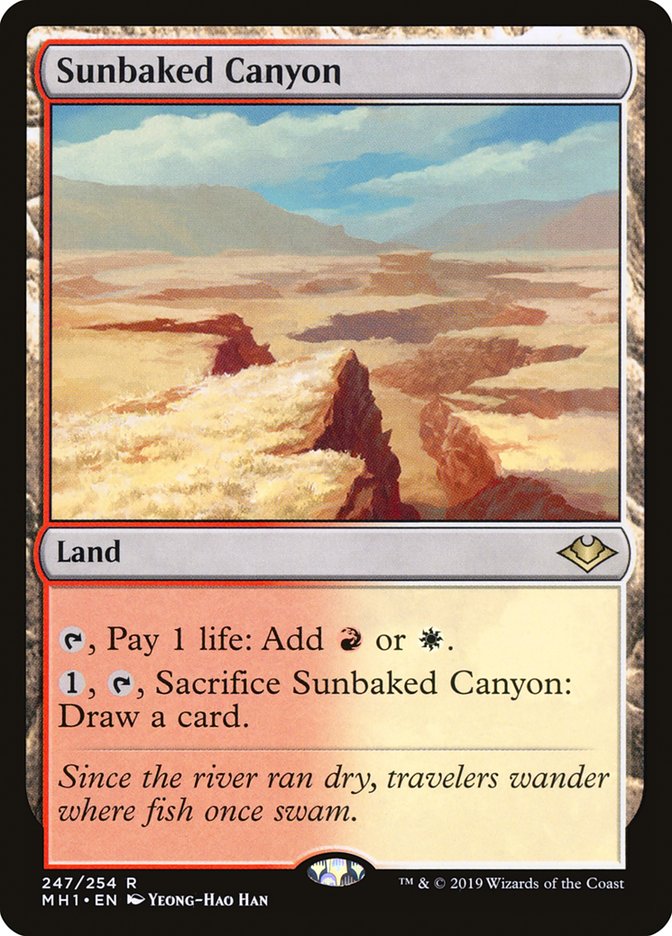 Sunbaked Canyon [Modern Horizons] | Pegasus Games WI