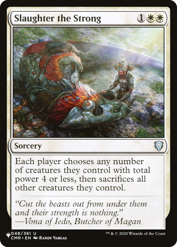 Slaughter the Strong [The List] | Pegasus Games WI