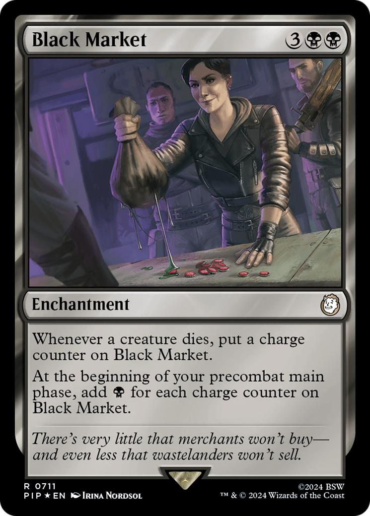 Black Market (Surge Foil) [Fallout] | Pegasus Games WI