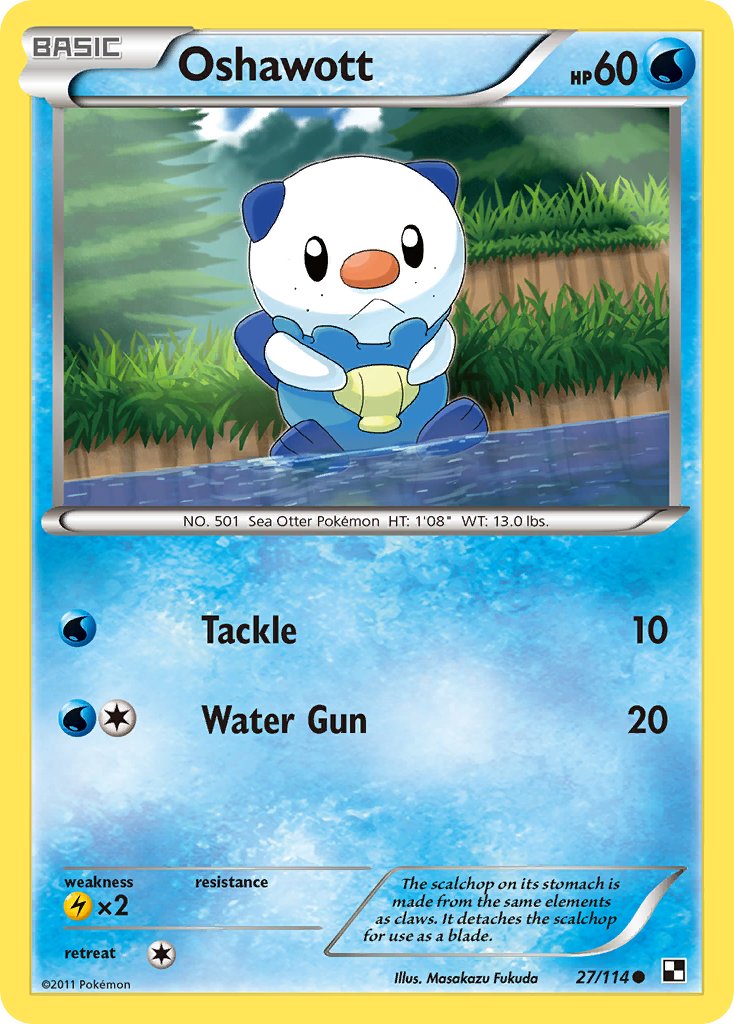 Oshawott (27/114) [Alternate Art Promos] | Pegasus Games WI