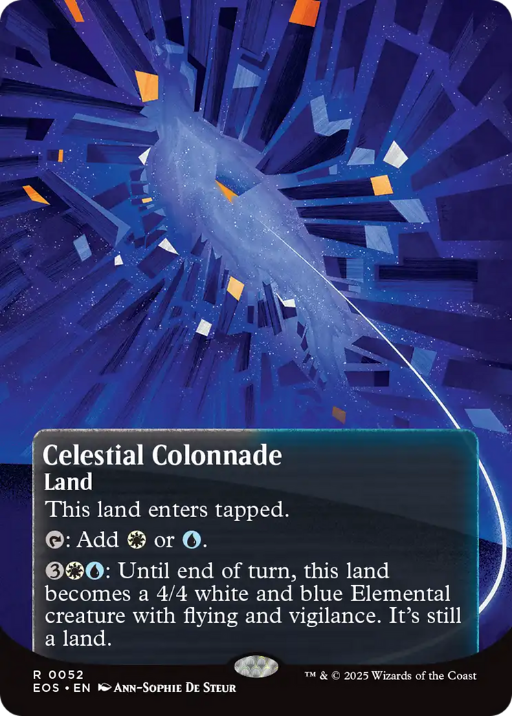 Celestial Colonnade (0052) (Borderless) [Edge of Eternities: Stellar Sights] | Pegasus Games WI