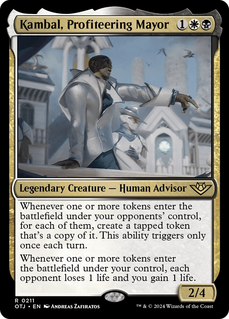 Kambal, Profiteering Mayor [Outlaws of Thunder Junction] | Pegasus Games WI