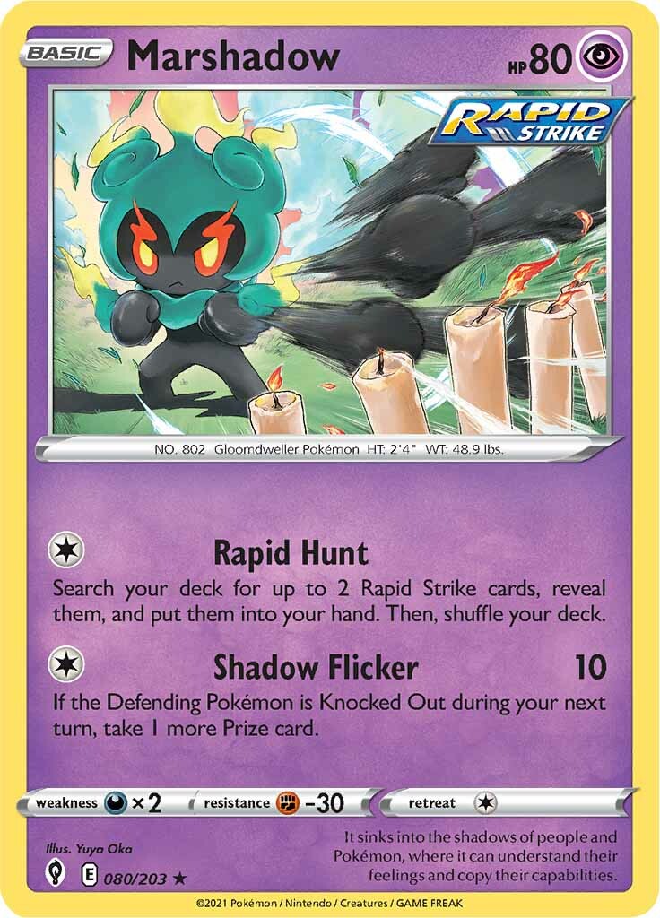 Marshadow (080/203) [Sword & Shield: Evolving Skies] | Pegasus Games WI